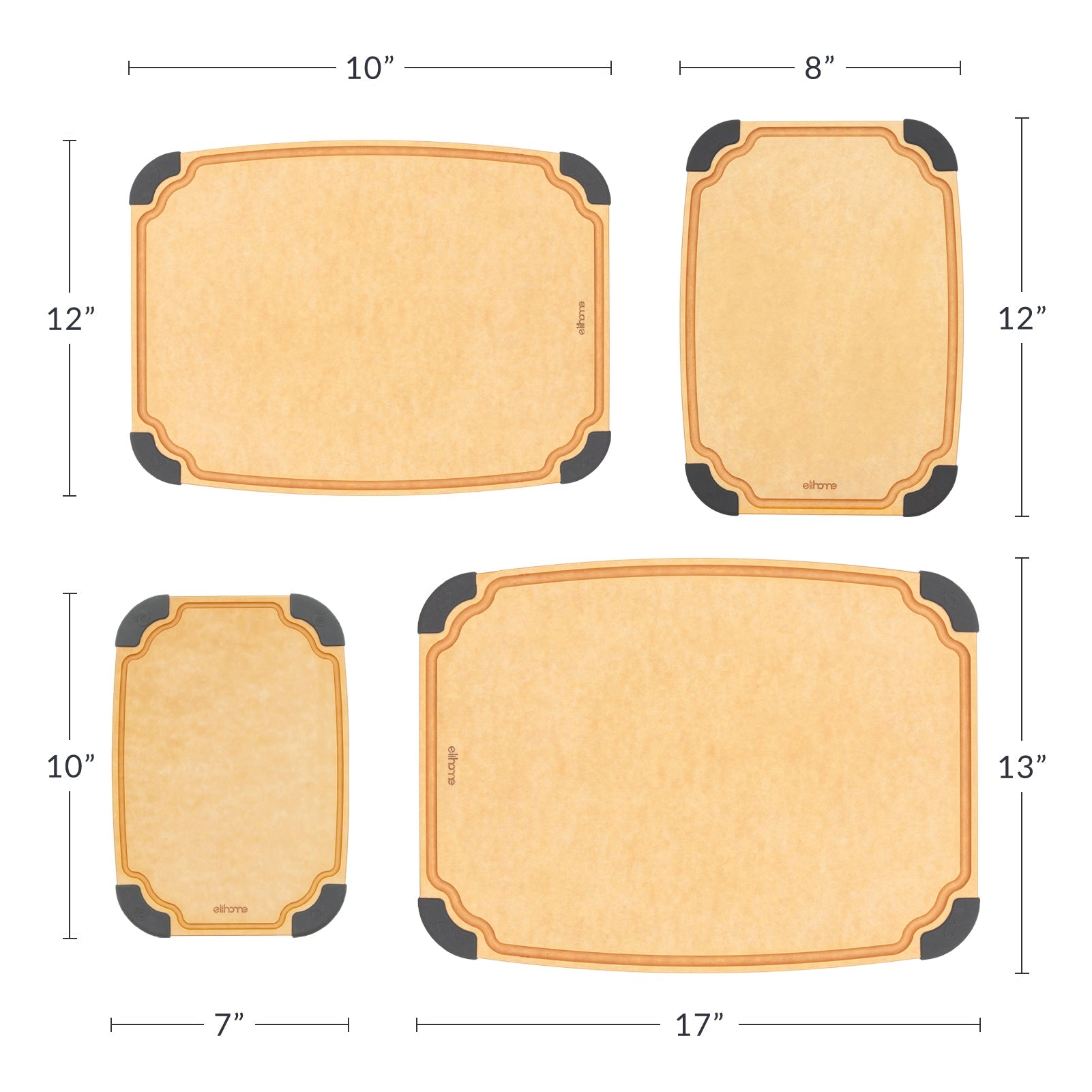 Essential Series 4-in-1 Cutting Board Set