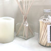 White 4" Candle Match Jar