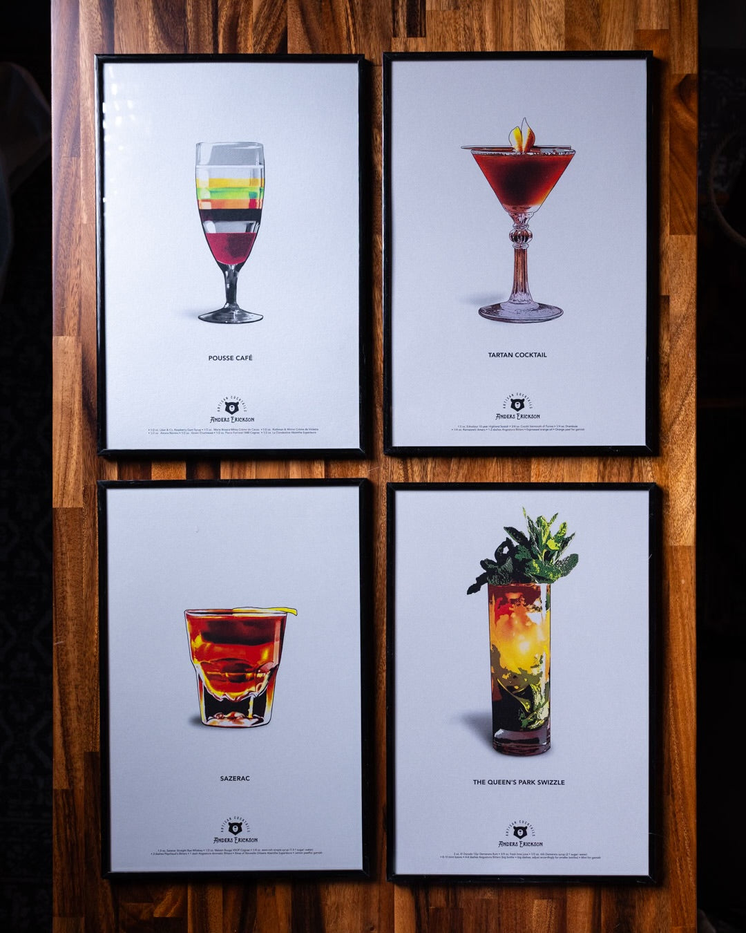 Anders Erickson Cocktail Prints (Bundle 1)