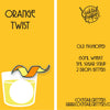 Orange Twist Pin