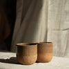 Handmade Pottery Coffee Cup – Rustic Pinkish Red Stoneware
