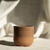 Handmade Pottery Coffee Cup – Rustic Pinkish Red Stoneware