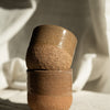 Handmade Pottery Coffee Cup – Rustic Pinkish Red Stoneware