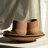 Handmade Pottery Coffee Cup – Rustic Pinkish Red Stoneware