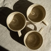 Handmade Stoneware Mug — White Sand Speckled