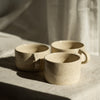 Handmade Stoneware Mug — White Sand Speckled