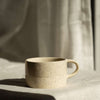 Handmade Stoneware Mug — White Sand Speckled