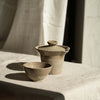 Handmade Stoneware Small Tea Cup – Gray with Speckles