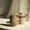Handmade Stoneware Small Tea Cup – Gray with Speckles