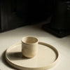 Handmade Small Coffee Cup – Rustic White Speckled Stoneware