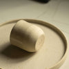 Handmade Small Coffee Cup – Rustic White Speckled Stoneware