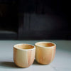 Beige Stoneware Espresso Coffee Cup