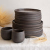 Handmade Stoneware Dinner Plates "Pumpernickel"