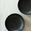 Black Matte Stoneware Pasta Bowl
