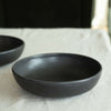 Black Matte Stoneware Pasta Bowl