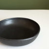 Black Matte Stoneware Pasta Bowl