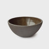 Handmade Dark Stoneware Bowl "Pumpernickel"