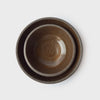 Handmade Dark Stoneware Bowl "Pumpernickel"
