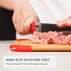 Premium Series 4 Pieces Cutting Board Set - Non Slip & Color Code (S+M+L+XL)
