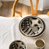 Hand Painted Stoneware Salad Plate: Heritage Collection