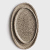 Handmade Stoneware Oval Large Serving Platter "Oats"