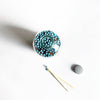 Robin's Egg Blue 4" Candle Match Jar