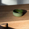 Handmade Porcelain Sauce Bowl. Green