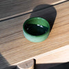 Handmade Porcelain Sauce Bowl. Green