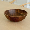 Hand-Carved Large Walnut Wood Bowl