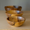 Hand Carved Walnut Wood Nesting Bowl Set