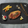 Classic Series 2-In-1 Set Cutting Board- 10 x 13 x 1/4  - Medium- (Black + Natural)