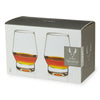 Raye Heavy Base Crystal Whiskey Glasses Set of 2