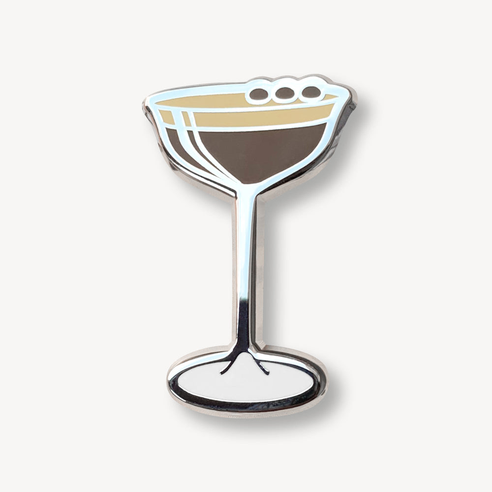Espresso Martini Cocktail Pin
