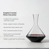 Raye Angled Crystal Wine Decanter