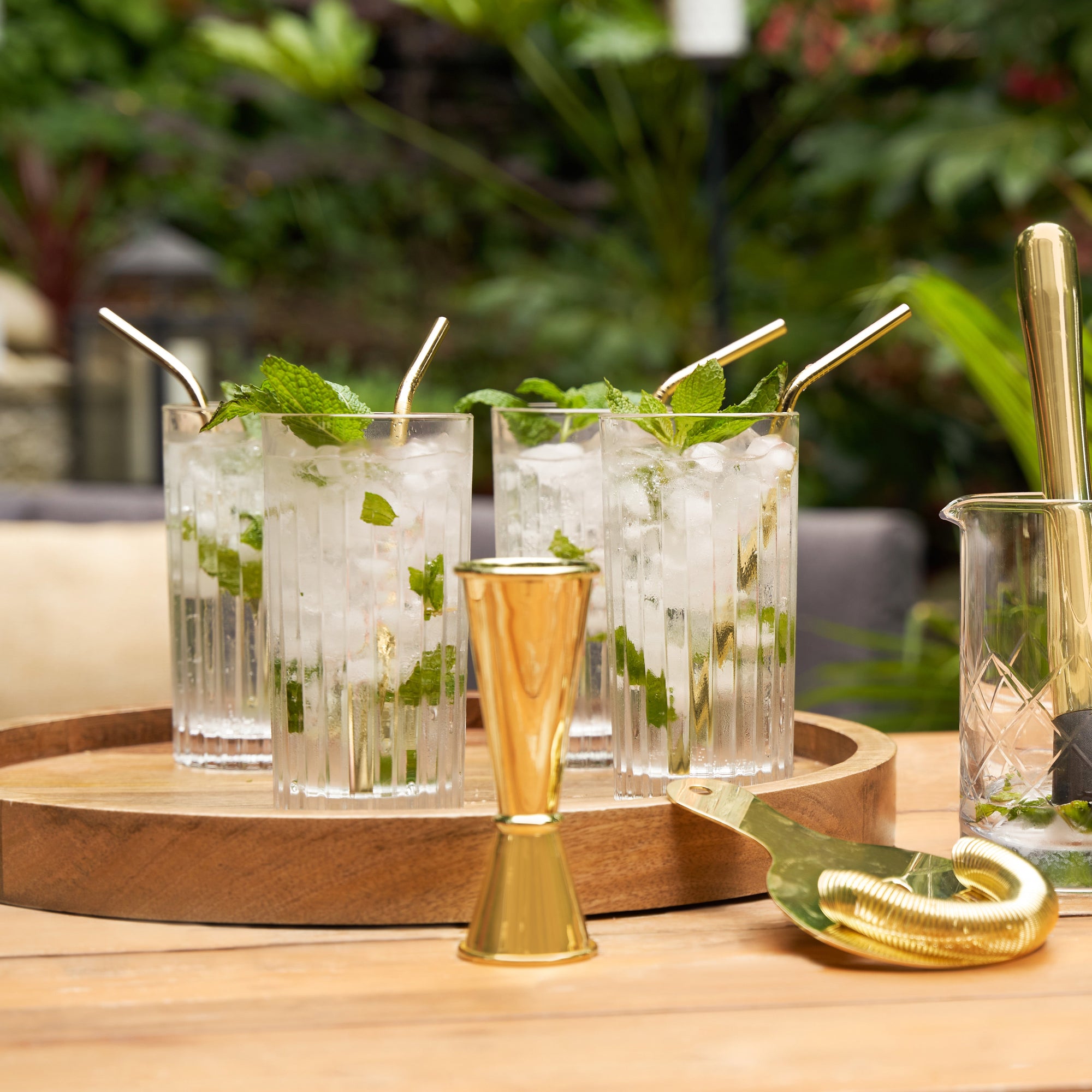 Reserve Milo Crystal Highball Glasses Set of 4