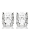 Pacific Crystal Tiki DOF Tumblers Set of 2
