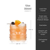 Pacific Crystal Tiki DOF Tumblers Set of 2