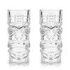 Pacific Crystal Tiki Glasses Set of 2
