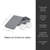 Glacier Ice Cube Tray with Lid