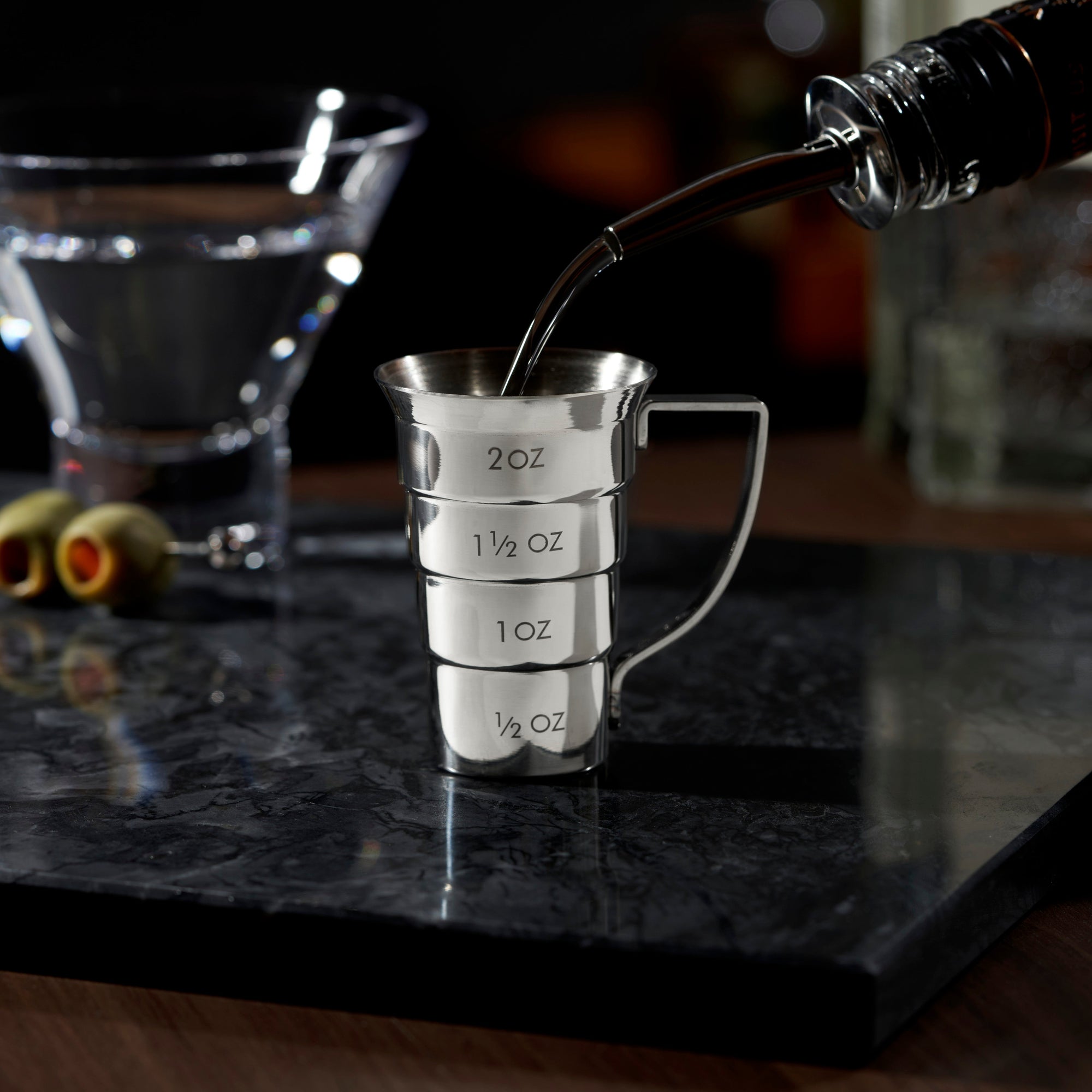 Stainless Steel Stepped Jigger