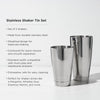 Stainless Steel Boston Shaker Tin Set